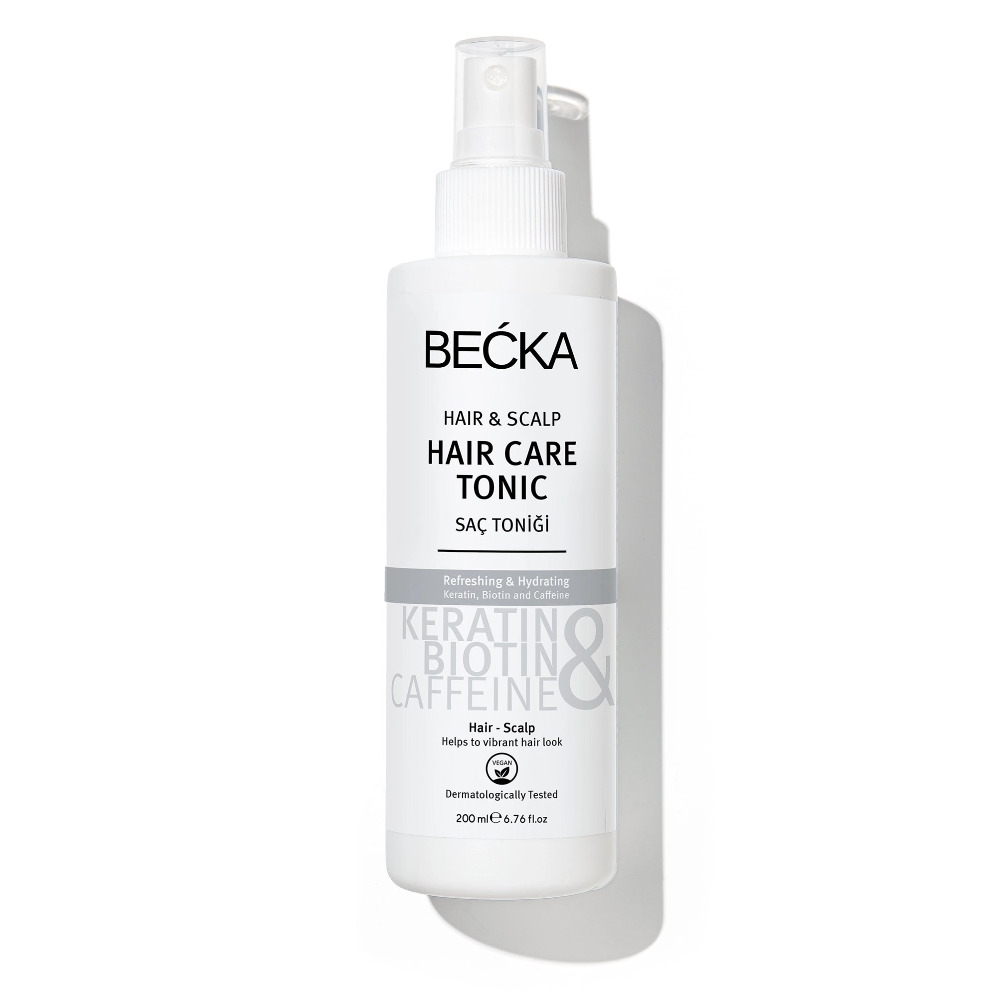 Biotin Keratin Ve Caffeine Dökülme karşıtı Ve Hızlı Saç uzatma Etkili Saç Toniği 200 ml