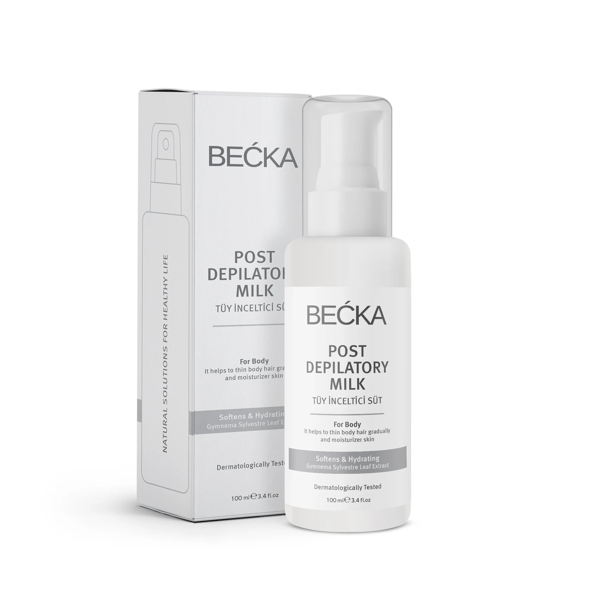 Tüy Azaltıcı ve Nemlendirici Süt ve Hyaluronik Asit Özlü 100 ml