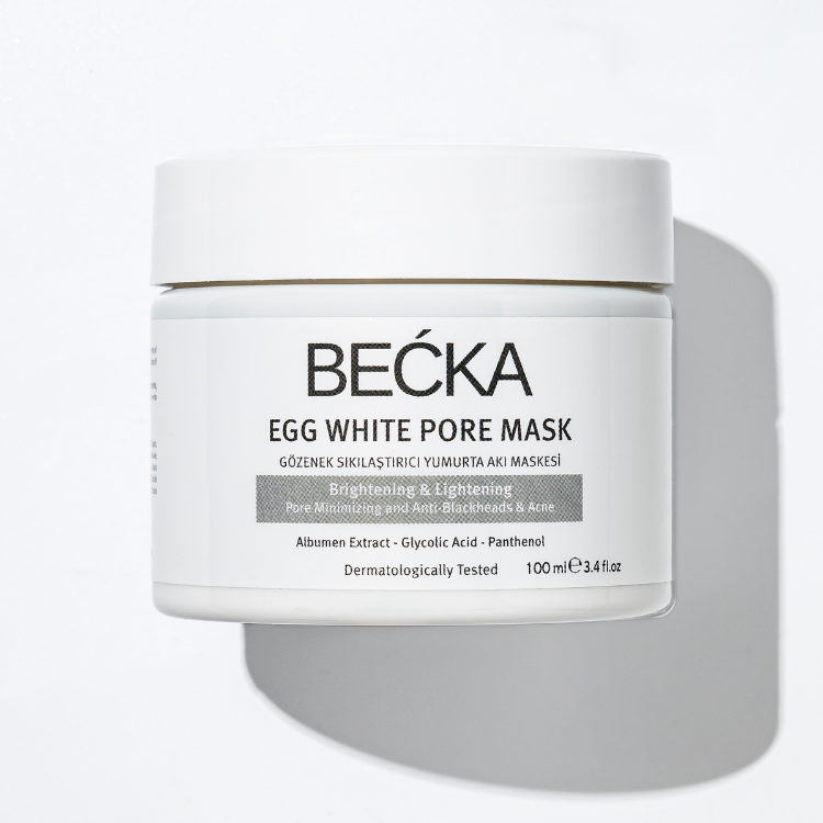 Gözenek Sıkılaştırıcı - Siyah Nokta &amp; Akne Karşıtı Yumurta Akı Maskesi - Egg White Pore Mask 100 ml