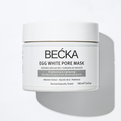 Gözenek Sıkılaştırıcı - Siyah Nokta &amp; Akne Karşıtı Yumurta Akı Maskesi - Egg White Pore Mask 100 ml