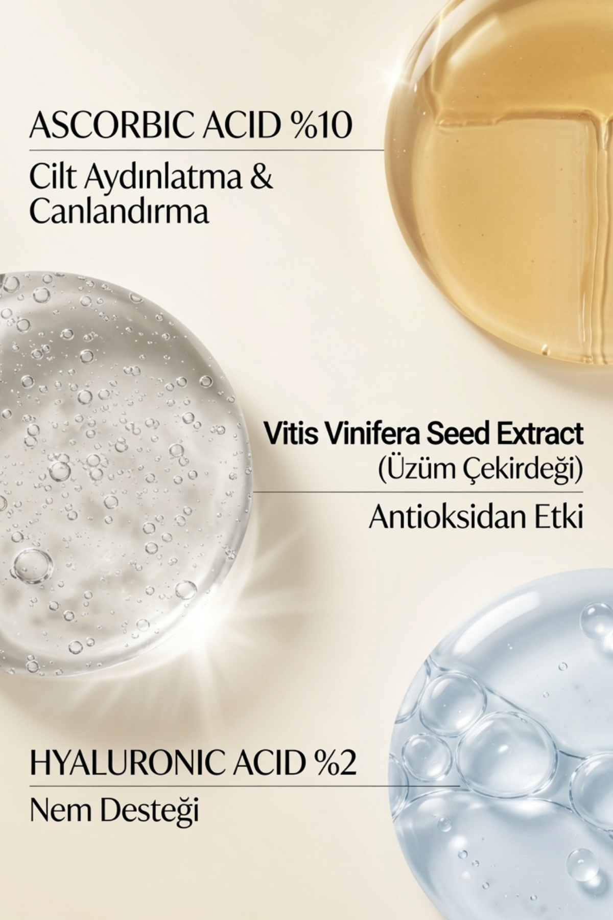 BECKA %10 C Vitamini Serum - Aydınlatıcı Leke Karşıtı Hyalüronik Asitli 30 ml