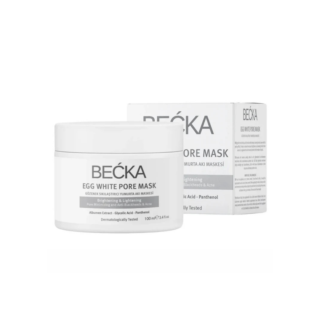 Gözenek Sıkılaştırıcı - Siyah Nokta &amp; Akne Karşıtı Yumurta Akı Maskesi - Egg White Pore Mask 100 ml