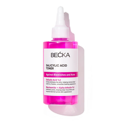 Salisilik Asit Tonik %2 – Akne &amp; Leke Karşıtı Arındırıcı Toner – Niacinamide + Alpha Arbutin %1