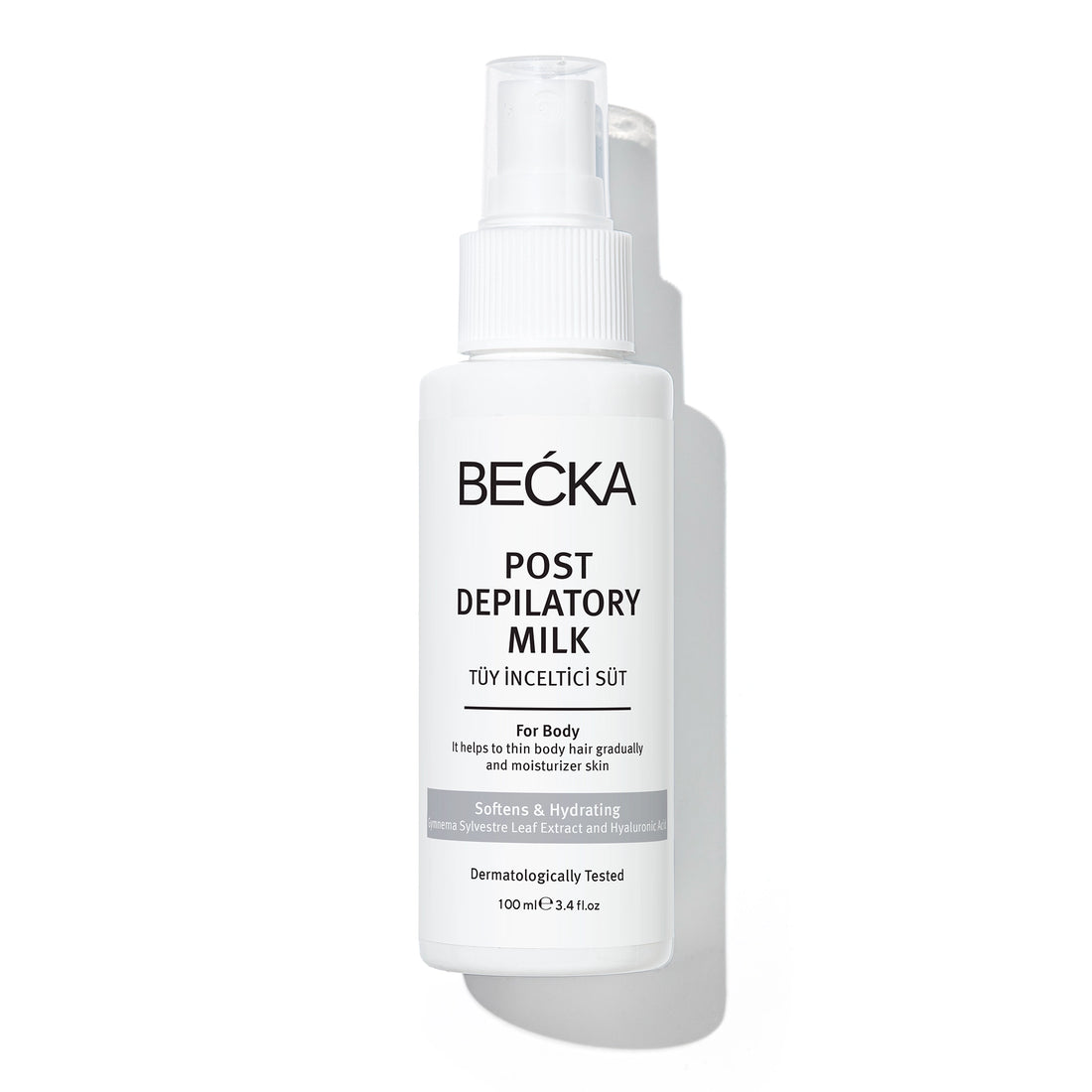 Tüy Azaltıcı ve Nemlendirici Süt ve Hyaluronik Asit Özlü 100 ml