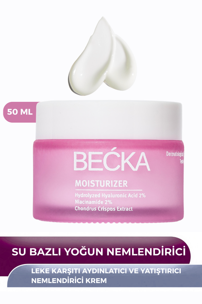 Becka Mouisterizer &amp; Cilt Tonu Eşitleyici, Aydınlatıcı ve Su Bazlı Nemlendirici Yüz Kremi 50 ML